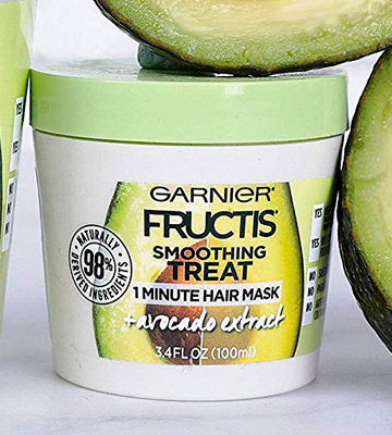 Garnier 3.4 Fl Oz Fructis Smoothing Treat 1 Minute Hair Mask with Avocado Extract - Bestadvisor