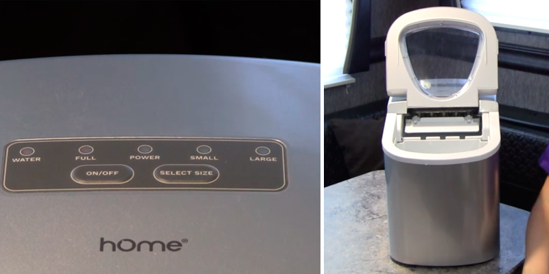 hOmeLabs HME010019N Portable Ice Maker Machine in the use - Bestadvisor