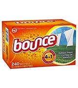 Bounce Outdoor Fresh Dryer Sheets and Fabric Softener