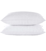 puredown Quilted Set of 2 Goose Feather and Down Pillow