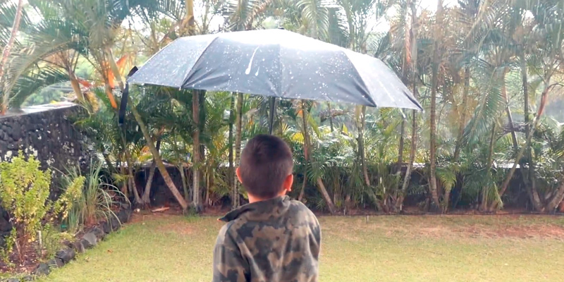 Review of Anntrue Windproof Travel Umbrella with Teflon Coating