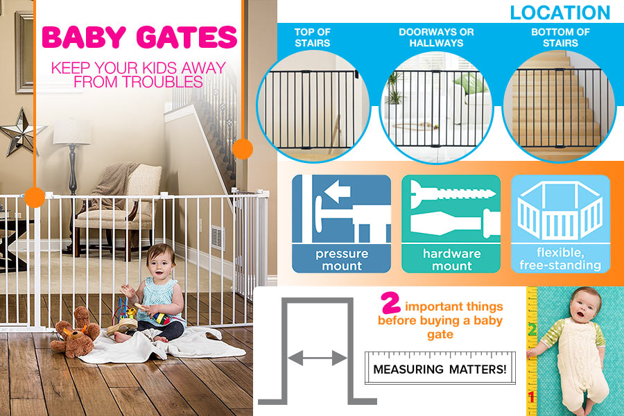 Comparison of Freestanding and Retractable Baby Gates