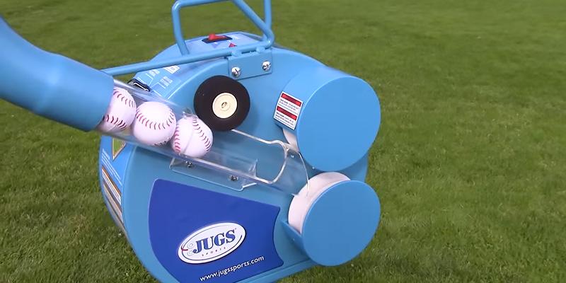 Jugs Small-Ball Pitching Machine in the use - Bestadvisor