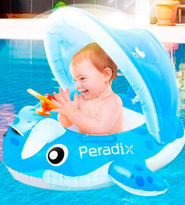 Peradix Inflatable with Canopy Baby Pool Float - Bestadvisor