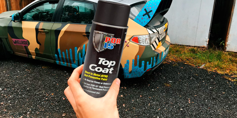 Review of POR-15 45918 Top Coat Chassis Black Spray Paint
