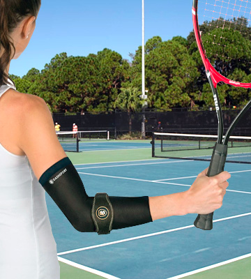 DashSport Tennis Elbow Brace Copper Compression Elbow Sleeve - Bestadvisor