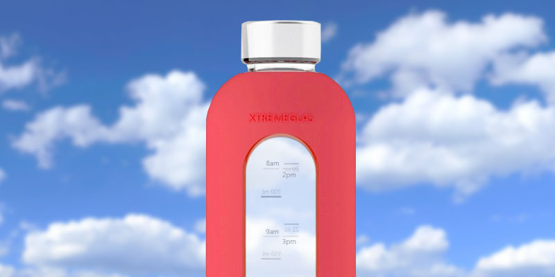 Xtremeglas 32 Oz Glass Water Bottle in the use - Bestadvisor