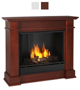 Real Flame Devin Indoor Gel Fireplace in Dark Espresso