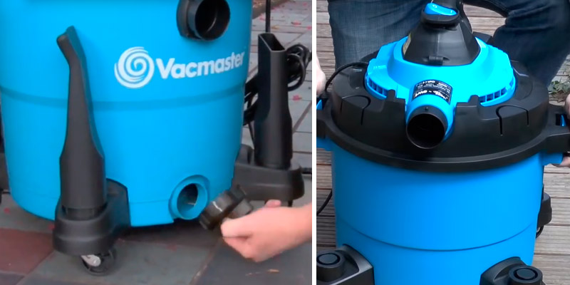 Vacmaster VBV1210 12 Gallon, 5.0 Peak HP Wet/Dry Vacuum with Blower in the use - Bestadvisor