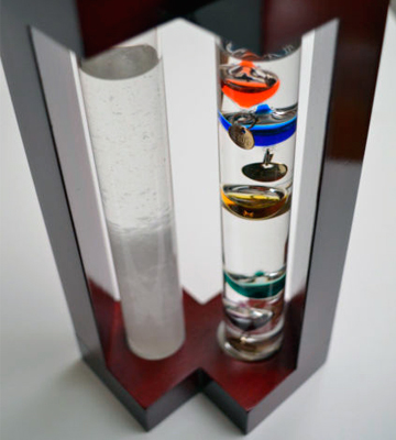 Lily's Home SW997 Admiral Fitzroy's Storm Glass and Galileo Thermometer - Bestadvisor
