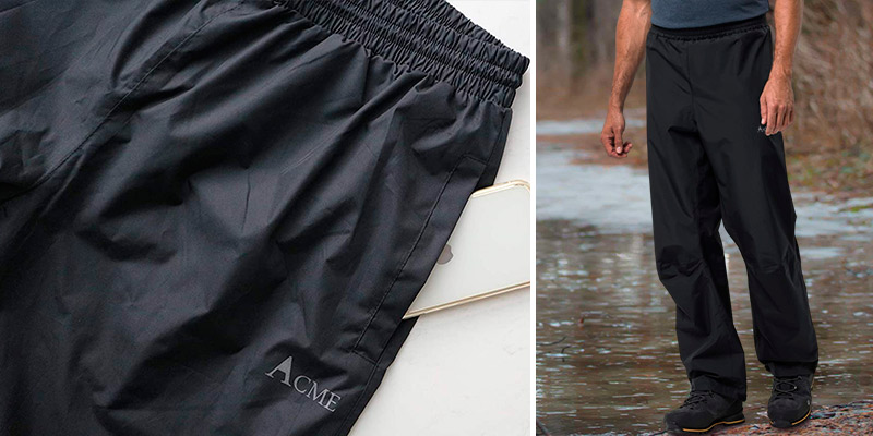 Review of Acme Projects Breathable, Taped Seam Waterproof Rain Pants