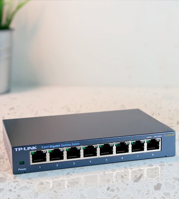 TP-LINK TL-SG108 8 Port Gigabit Ethernet Network Switch, Sturdy Metal w/Shielded Ports - Bestadvisor