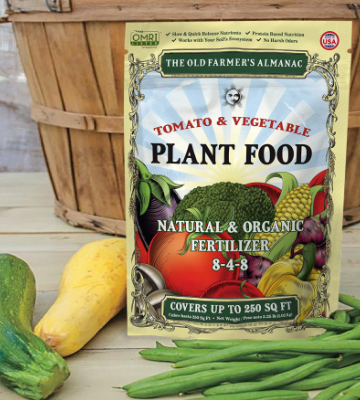 The Old Farmer's Almanac Organic Tomato & Vegetable Plant Food Fertilizer - Bestadvisor