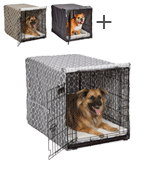 MidWest Homes for Pets Dog Crate Cover Privacy Dog Crate Cover Fits MidWest Dog Crates