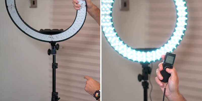 Review of IVISII 19" Ring Light Kit with Remote Controller