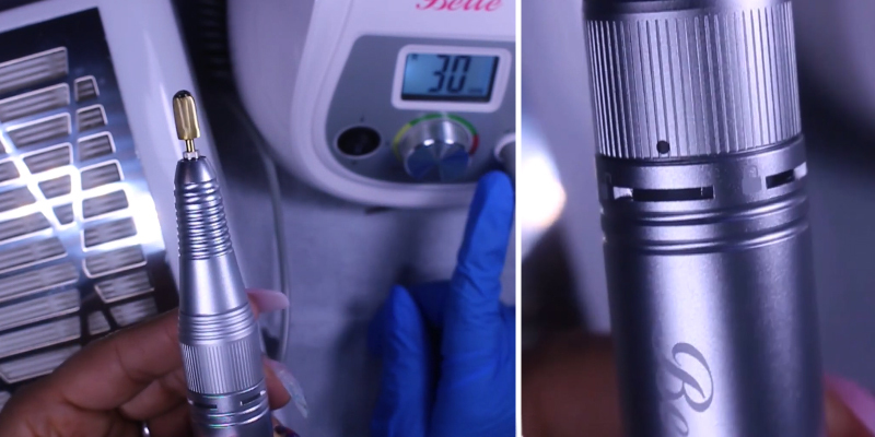 Belle Nail Drill 30000 RPM Electric Nail File Machine in the use - Bestadvisor