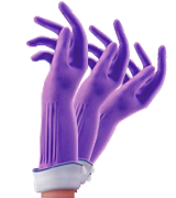 Playtex Living Reuseable Pack - 3 Rubber Gloves