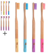GoWoo Soft Natural Bamboo Toothbrush