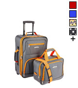 Rockland F102-PINK 2 piece Soft side Luggage Set