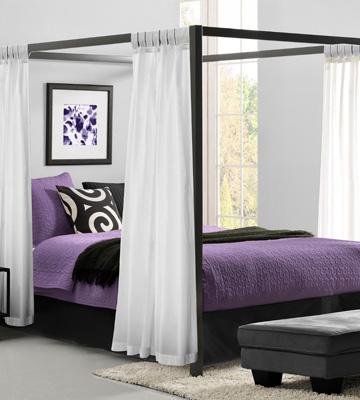 Dorel Home Furnishings 5584296 Modern Canopy Bed Frame - Bestadvisor
