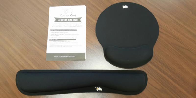Review of CushionCare Keyboard Wrist Rest & Mouse Pad