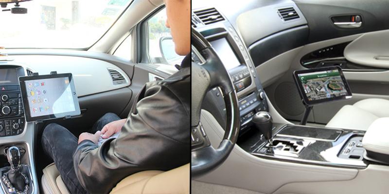 DigitlMobile Robust Seat Bolt Tablet Car Mount Vehicle Swivel Cradle Mount Holder in the use - Bestadvisor