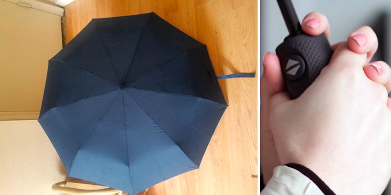 Review of Repel 05 Windproof Travel Umbrella with Teflon Coating