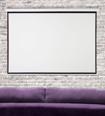 Best Choice Products SKY1186 Motorized Electric Auto HD Projection Screen, 100-Inch 4:3 Display - Bestadvisor