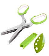 Chuzy Chef 5 Blade Gadget Scissor Shear with Cleaning Brush