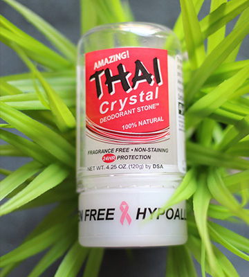 THAI Natural Crystal Unscented, 4.25 oz Deodorant Stick - Bestadvisor