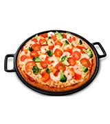 Home-Complete 14 Inch Iron Pizza Pan