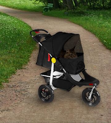 OxGord 3-Wheel Folding Pet Stroller Deluxe - Bestadvisor