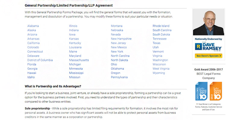 Review of USLegal Partnership Agreement