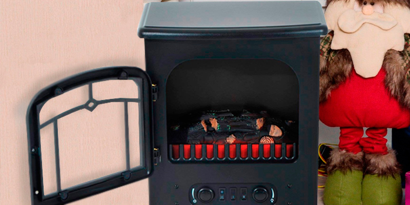 HOMCOM 820 Freestanding Electric Fire Place Stove in the use - Bestadvisor
