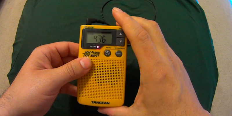 Review of Sangean DT-400W AM/FM Digital Weather Alert Pocket Radio