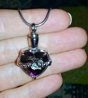 Infinity Keepsakes Always in my Heart Cremation Urn Necklace - Bestadvisor