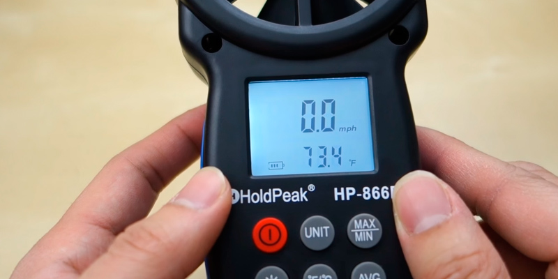 Detailed review of HoldPeak HP-866B Digital Handheld Anemometer - Bestadvisor