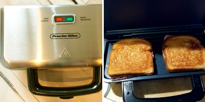Proctor Silex 25415 Deluxe Hot Sandwich Maker in the use - Bestadvisor
