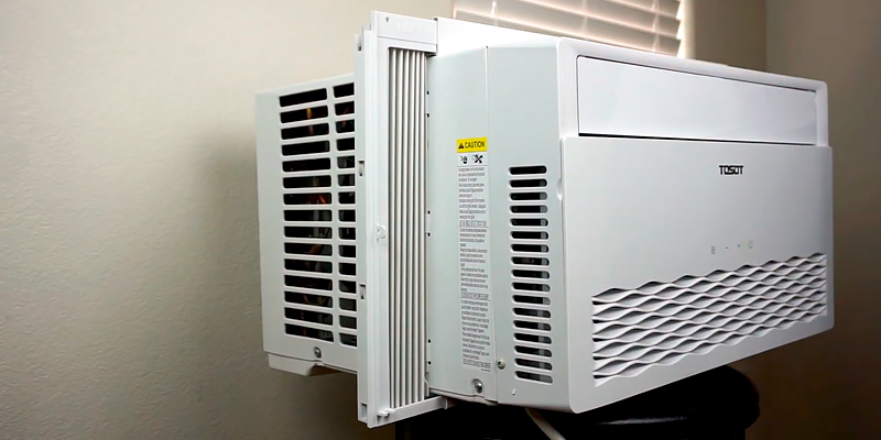 TOSON (8,000 BTU) Window Air Conditioner with Remote Control in the use - Bestadvisor