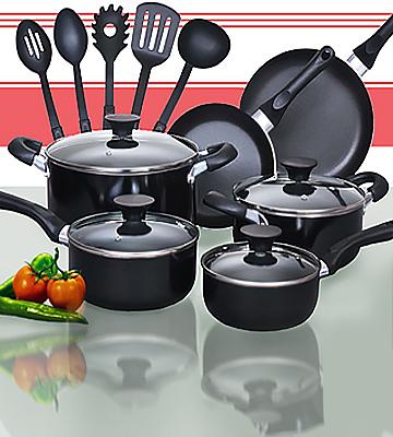 Cook N Home 15-Piece Non Stick Cookware Set - Bestadvisor
