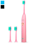 AiyaBrush Sonic Electric Toothbrush (ZR501) 5 Brushing Modes Ipx7 Pink