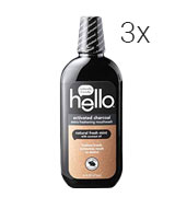 Hello Oral Care Naturally friendly Activated Charcoal Teeth Whitening Fluoride Free Mouthwash