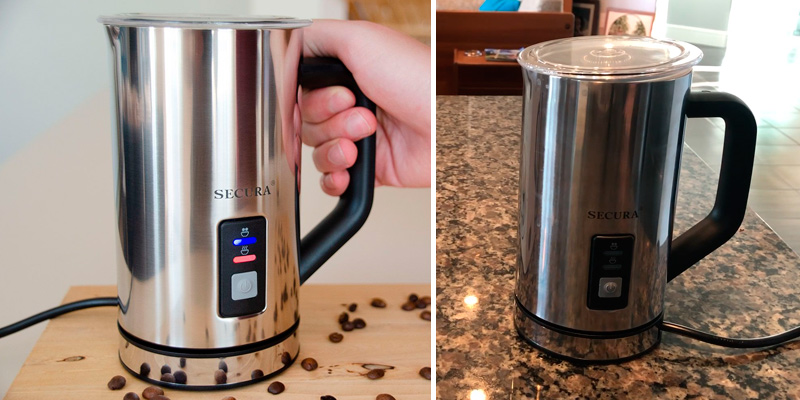 Secura MMF-015 Automatic Electric Milk Frother and Warmer in the use - Bestadvisor