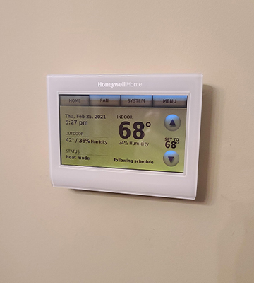 Honeywell. (TH9320WF5003) Wi-Fi Touch Screen Programmable Thermostat - Bestadvisor