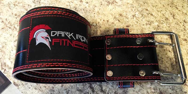 Review of Dark Iron Fitness Leather Pro Weight lifting Belt