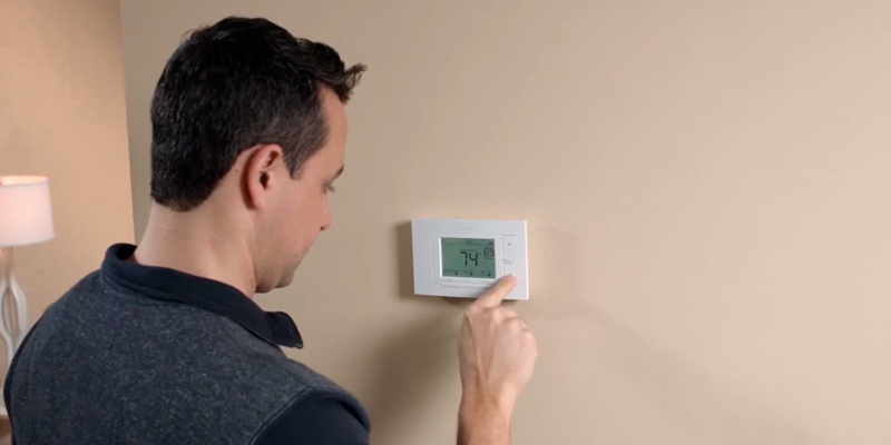 Emerson Thermostats Sensi (ST55) Wi-Fi Thermostat for Smart Home in the use - Bestadvisor