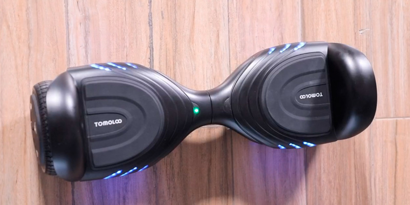 TOMOLOO 6.5" Wheel Hoverboard with LED Lights in the use - Bestadvisor