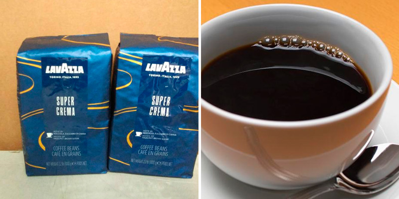 Review of Lavazza Super Crema Whole Bean Coffee Blend, Medium Espresso Roast