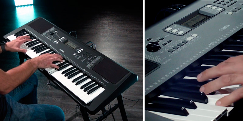 Yamaha PSR-E-363 Touch Sensitive Portable Keyboard in the use - Bestadvisor