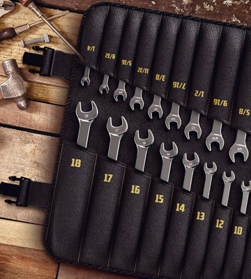 ToolGuards TG201 22 Piece Ratcheting Wrench Set (Inch and Metric) - Bestadvisor